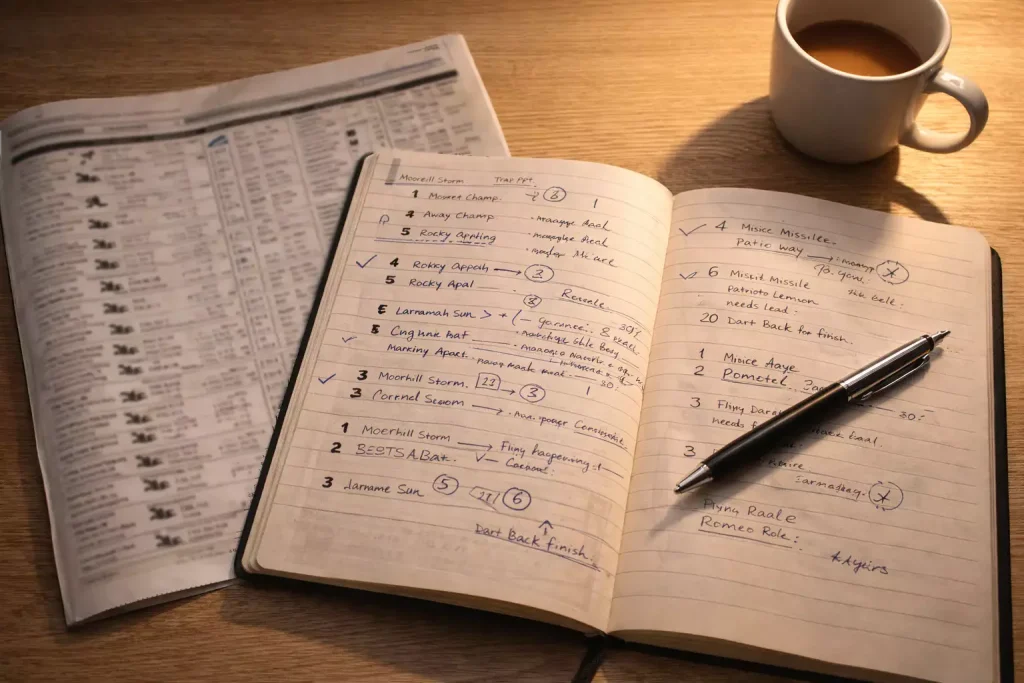 Greyhound form study with yesterday